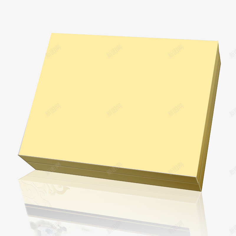 牛皮纸盒png免抠素材_88icon https://88icon.com 牛皮纸 盒子 设计 黄色