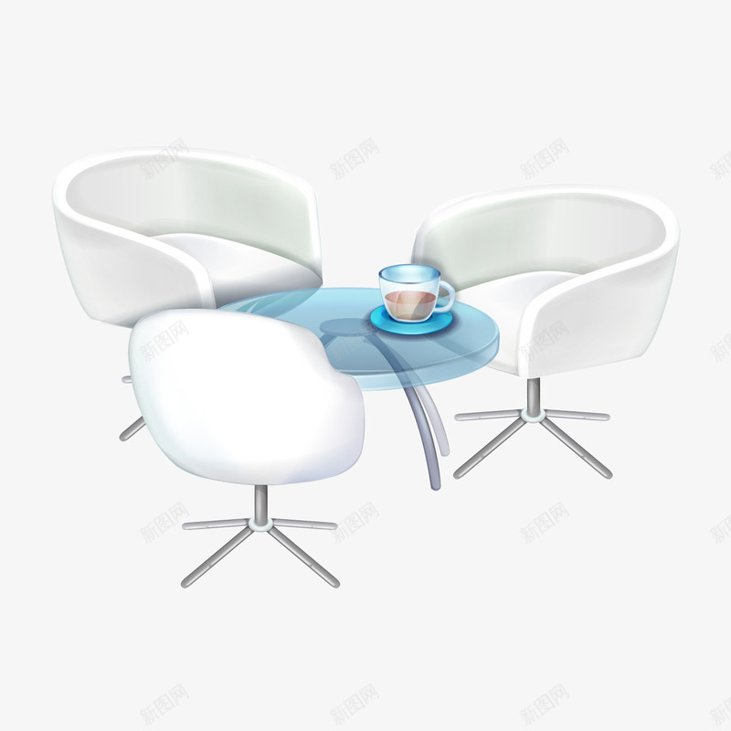 商务谈话桌椅png免抠素材_88icon https://88icon.com 写实 商务 手绘 拟物化 桌椅