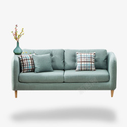 复古三人沙发创意家居家装沙发高清图片