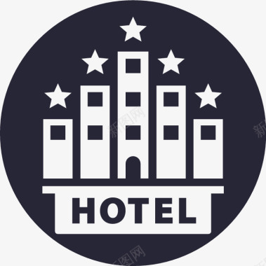 酒店icon去玩首页酒店矢量图图标图标