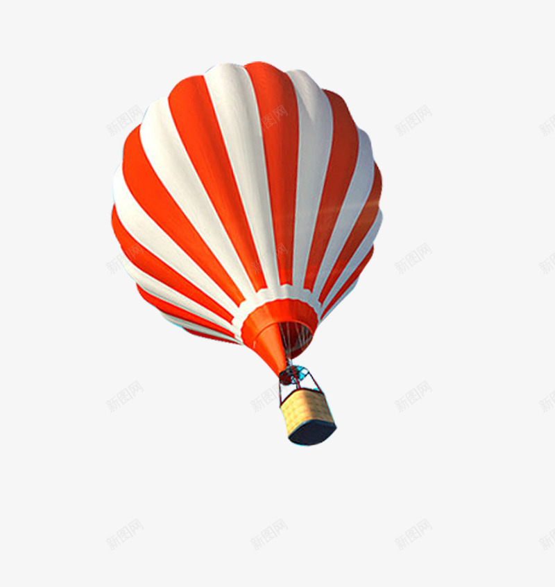 橙色条纹热气球飞翔png免抠素材_88icon https://88icon.com 条纹 橙色 热气球 颜色
