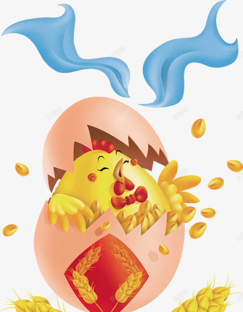 2017鸡年吉祥喜庆小鸡png免抠素材_88icon https://88icon.com 2017 吉祥 喜庆 小鸡 鸡 鸡年