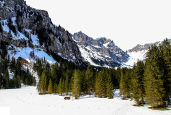 雪山景观瑞士铁力士雪山高清图片