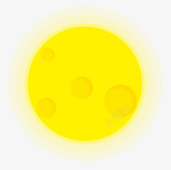球体黄色球体泛光球体素材