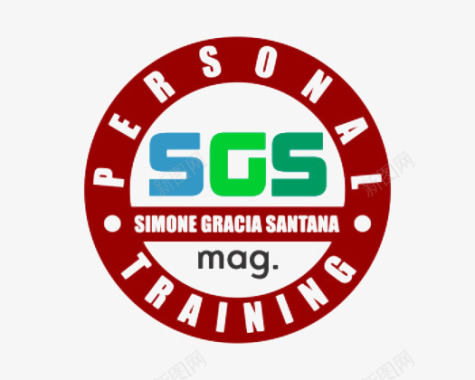 彩色SGS认证培训标志图标图标