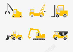 拖拉机拉土重型车辆施工平面图标高清图片