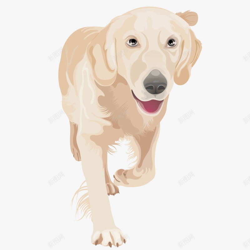 奔跑的警犬矢量图ai免抠素材_88icon https://88icon.com 军犬 奔跑 狗 矢量图 警犬