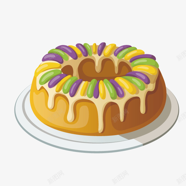 五彩蛋糕点心下午茶矢量图ai免抠素材_88icon https://88icon.com 下午茶 五彩蛋糕 点心 矢量图