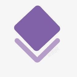 紫色方形盒子矢量图素材