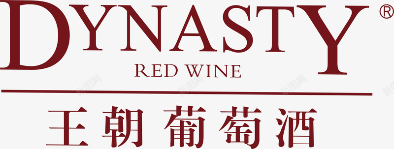 王朝葡萄酒logo矢量图图标图标