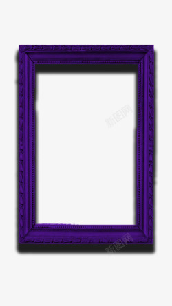 浓浓带有浓浓紫色的相框高清图片