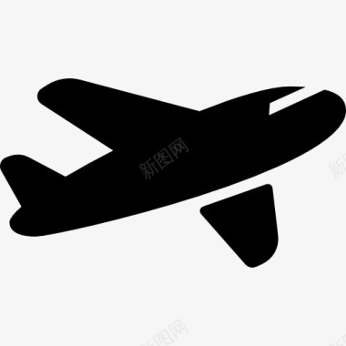 运输飞机航空运输图标图标