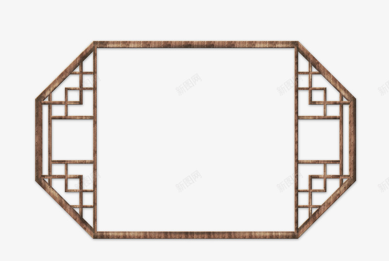 复古窗户png免抠素材_88icon https://88icon.com 中国 中国元素 古代 木棍 窗户