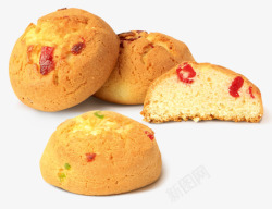 彩色甜点面包蛋糕美食饼干高清图片