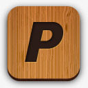 木板媒体公司p图标图标