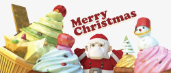 便利店雪糕海报甜品店圣诞节海报高清图片