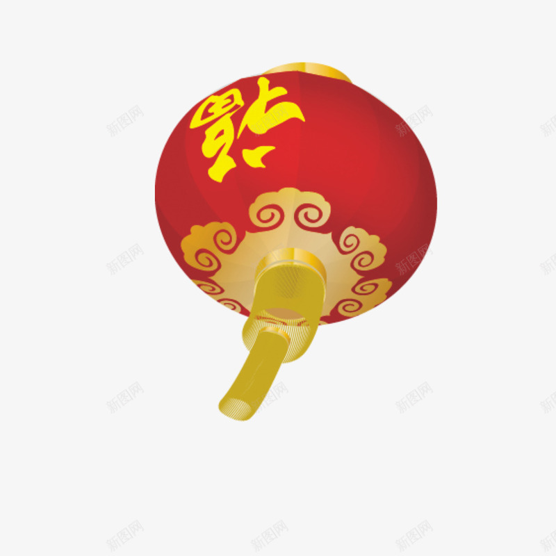 2017鸡年灯笼png免抠素材_88icon https://88icon.com 喜庆 新春 灯笼 福到 红色灯笼