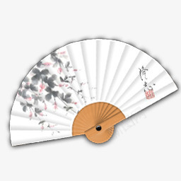 中国传统纹样矢量中国传统扇子中国风图标图标