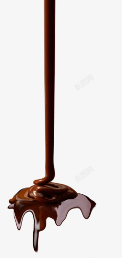 拼花设计巧克力糖滴高清图片