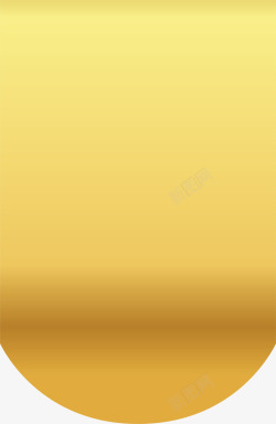 金色缎带金色半圆绸带高清图片