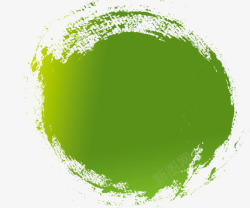 绿色水墨泼墨特效端午节素材
