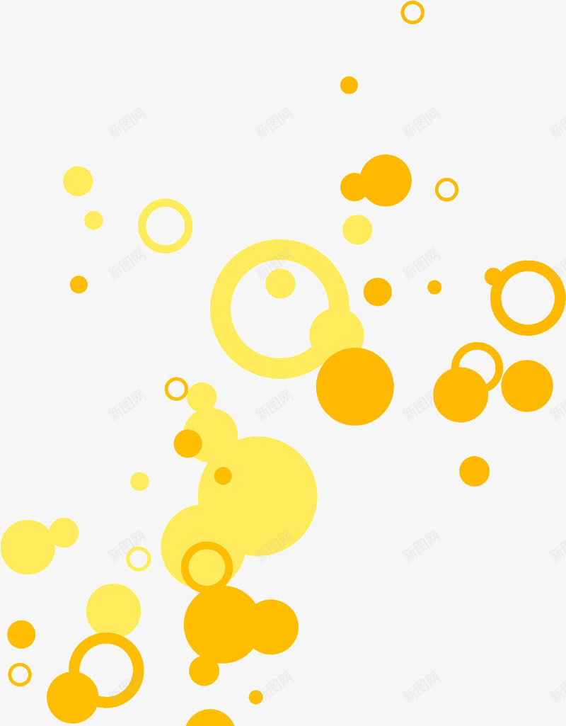 黄色渐变缤纷抽象圆圈png免抠素材_88icon https://88icon.com 圆圈 抽象 渐变 缤纷 黄色