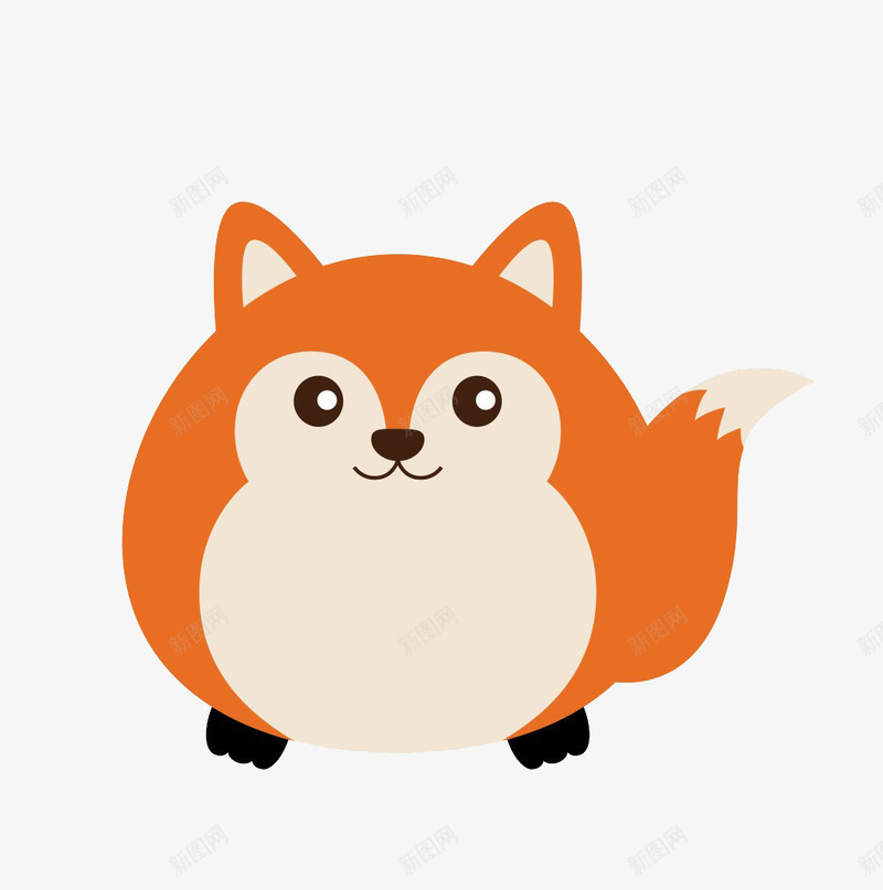狐狸1024x1034png免抠素材_88icon https://88icon.com 动物 卡通 可爱 狐狸