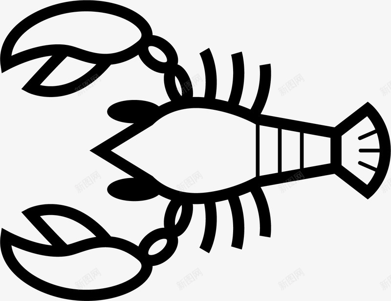 冰冻的小龙虾png免抠素材_88icon https://88icon.com 冰冻大虾 冻虾 基围虾 小龙虾 海洋鲜虾 虾仁