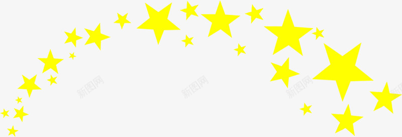 弧形黄色星星党建png免抠素材_88icon https://88icon.com 党庆 党建 弧形 星星 黄色