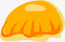 橙黄色卡通沙滩海边贝壳素材