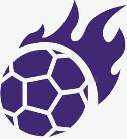 火logo设计足球LOGO图标高清图片