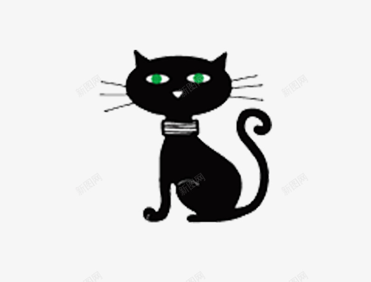 万圣节的小猫psd免抠素材_88icon https://88icon.com 万圣节 可爱 恐惧 节日