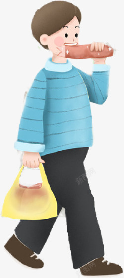 啃猪蹄龙抬头啃猪蹄高清图片