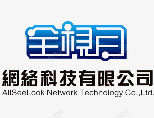 蓝色一点资讯logo网络科技logo创意标志图标图标