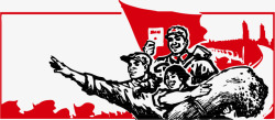 人民的胜利革命时期海报高清图片