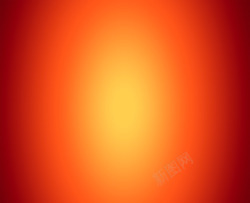 橙色光晕中秋海报背景素材