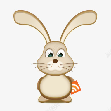 兔子卡通兔子rss可爱兔子wifi图标图标