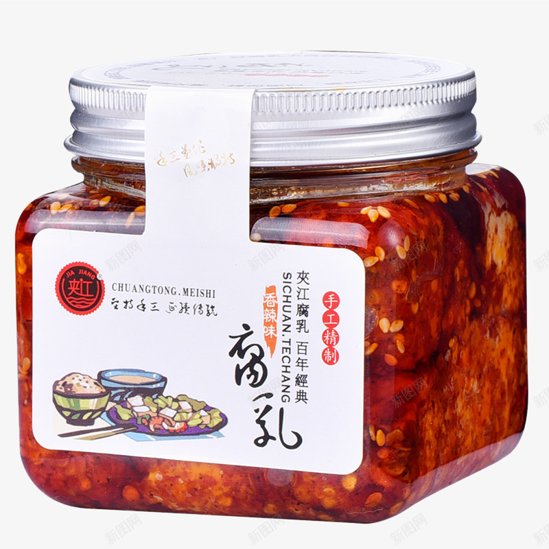 方瓶装的红油霉豆腐png免抠素材_88icon https://88icon.com 下饭酱 乳汁 佐餐料 方瓶红油 火锅蘸料 特产 色泽鲜亮 豆腐乳 豆腐乳包装 酱料瓶 霉豆腐