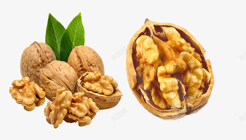 薄皮核桃psd免抠素材_88icon https://88icon.com 坚果 山核桃 纯天然 美食 营养 零食