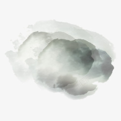 云背景海报灰色中国风海报装饰高清图片