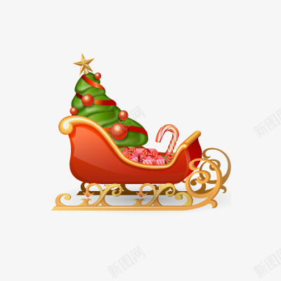 卡通圣诞老人礼物车png免抠素材_88icon https://88icon.com 卡通圣诞车 圣诞树 圣诞老人 礼物车 节日 节日元素