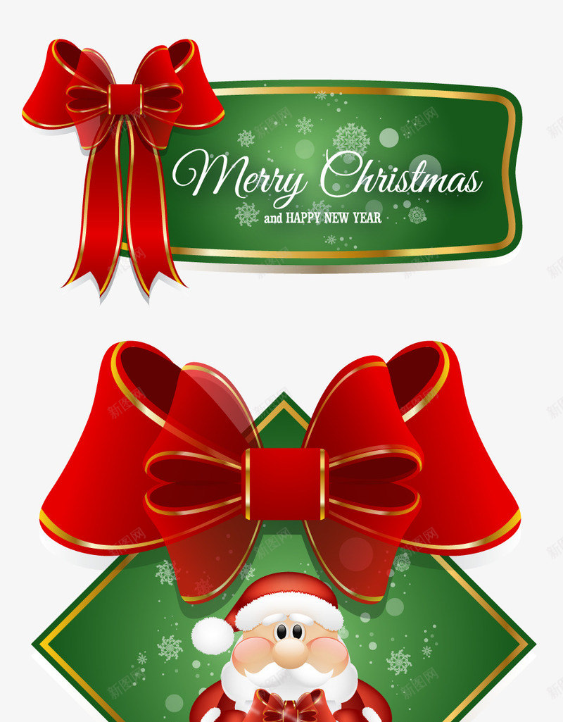 圣诞节标签牌png免抠素材_88icon https://88icon.com 圣诞 圣诞便签 圣诞标签 圣诞标贴 圣诞老人 圣诞节 圣诞节快乐 红色椭圆形蝴蝶结 节日卡片 金边可爱圣诞老人
