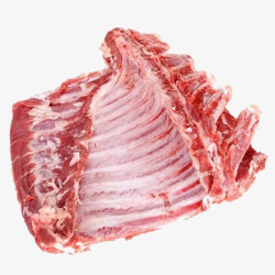 肉类食物土猪排骨高清图片