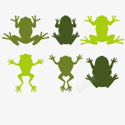 青蛙插画矢量图素材