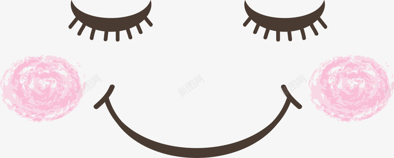 粉色微笑可爱表情png免抠素材_88icon https://88icon.com 可爱表情 国际幸福日 图案 微笑表情 笑容 笑脸 红晕 装饰图案