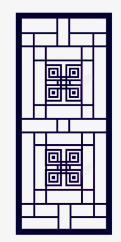 矢量门框蓝色棱格高清图片