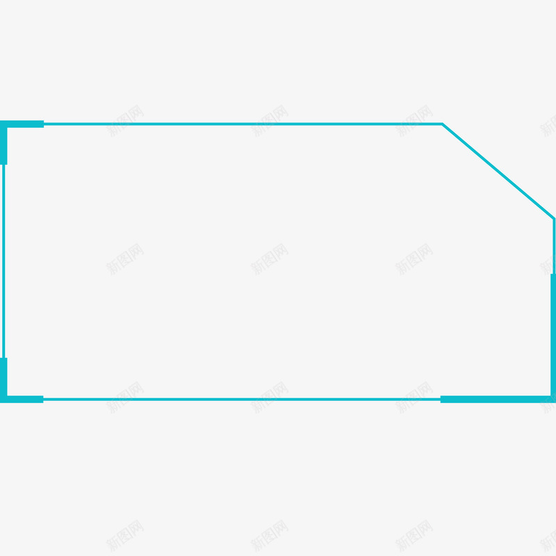 简约边框插画矢量图ai免抠素材_88icon https://88icon.com 免抠PNG 几何图形 技术 抽象 现代科技边框 矢量图 科技 简约边框矢量插画 边框