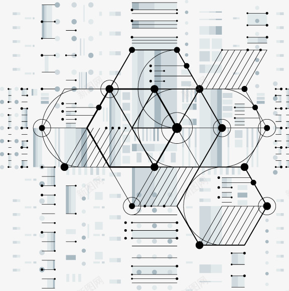 未来科技矢量图eps免抠素材_88icon https://88icon.com 漂浮 科技 矢量图