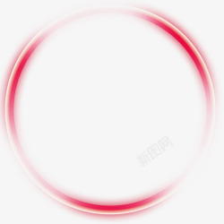 红色圆环气泡泡泡素材