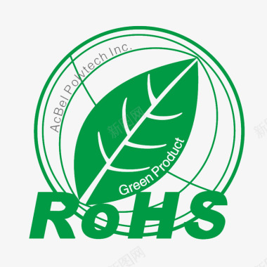 绿色T恤设计ROHS认证标志图标图标